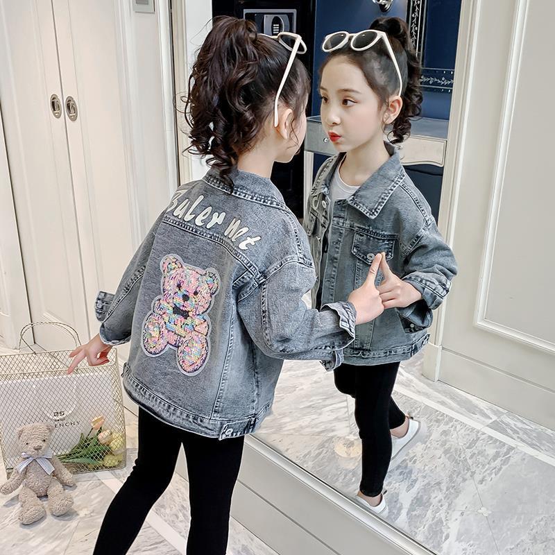 Cartoon Jacket Clothes Children Denim Tops - Mubimart - Tops & Tees 