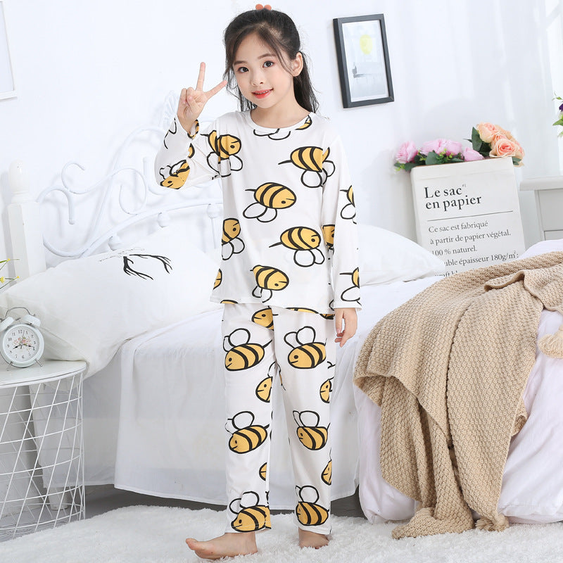 Cartoon Long-sleeved Girls In Autumn Big Children Kids - Mubimart -  