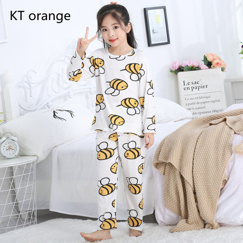 Cartoon Long-sleeved Girls In Autumn Big Children Kids - Mubimart -  