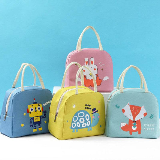 Cartoon Lunch Bag Insulation Bag Oxford Cloth Lunch Bag With Rice - Mubimart