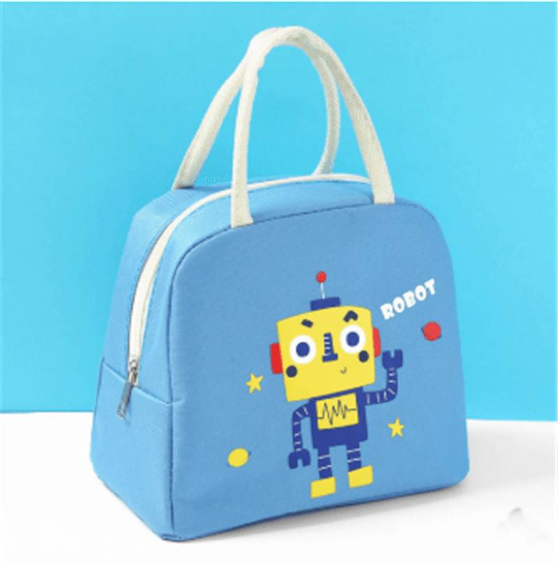 Cartoon Lunch Bag Insulation Bag Oxford Cloth Lunch Bag With Rice - Mubimart