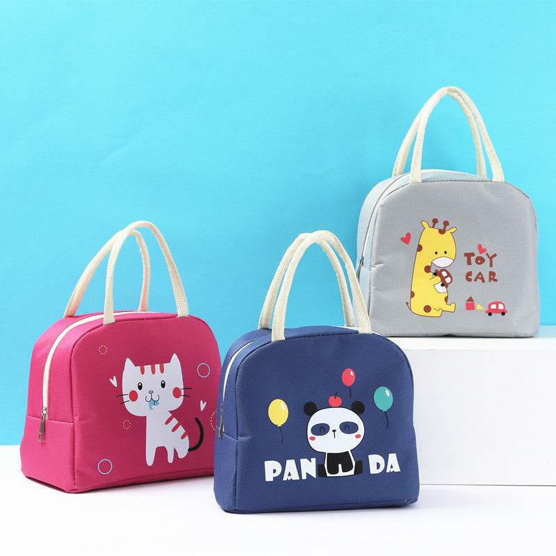 Cartoon Lunch Bag Insulation Bag Oxford Cloth Lunch Bag With Rice - Mubimart