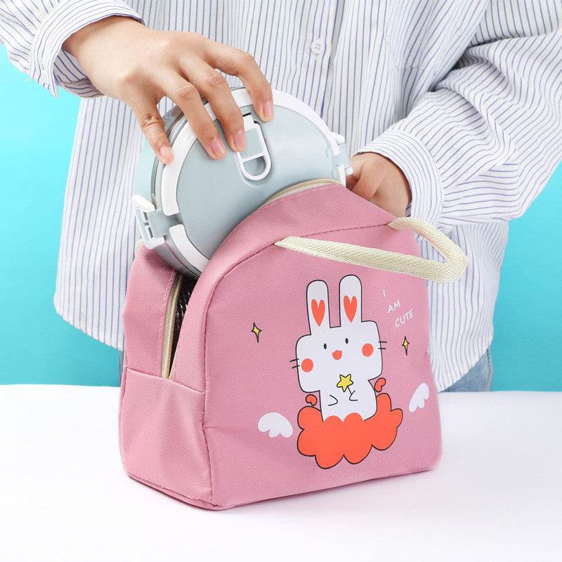 Cartoon Lunch Bag Insulation Bag Oxford Cloth Lunch Bag With Rice - Mubimart