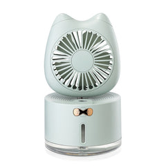 Cartoon Mini Spray Fan Two-in-one Charging Humidifier - Mubimart -  