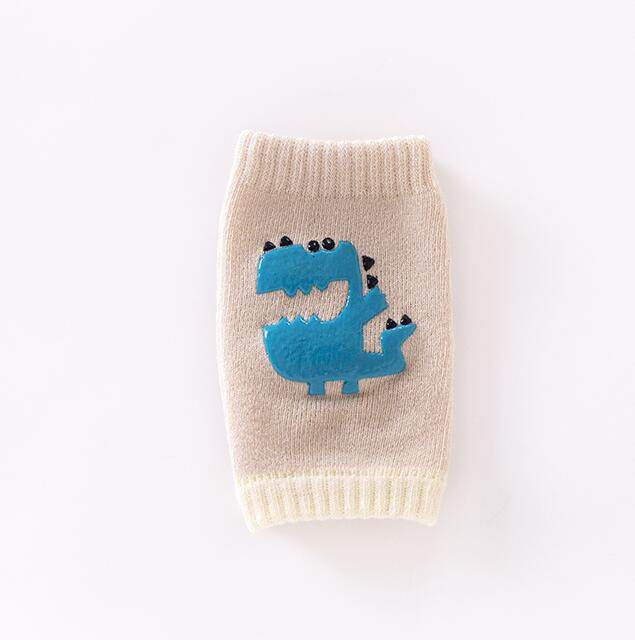 Cartoon Two-color Dispensing Terry Baby Toddler Crawling Kneecap - Mubimart