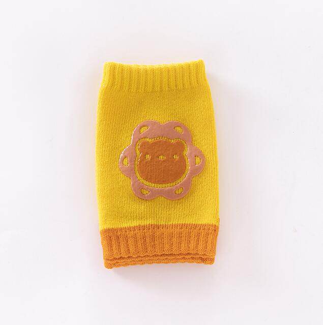 Cartoon Two-color Dispensing Terry Baby Toddler Crawling Kneecap - Mubimart