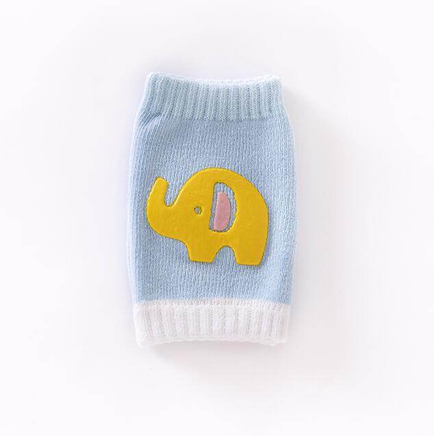 Cartoon Two-color Dispensing Terry Baby Toddler Crawling Kneecap - Mubimart