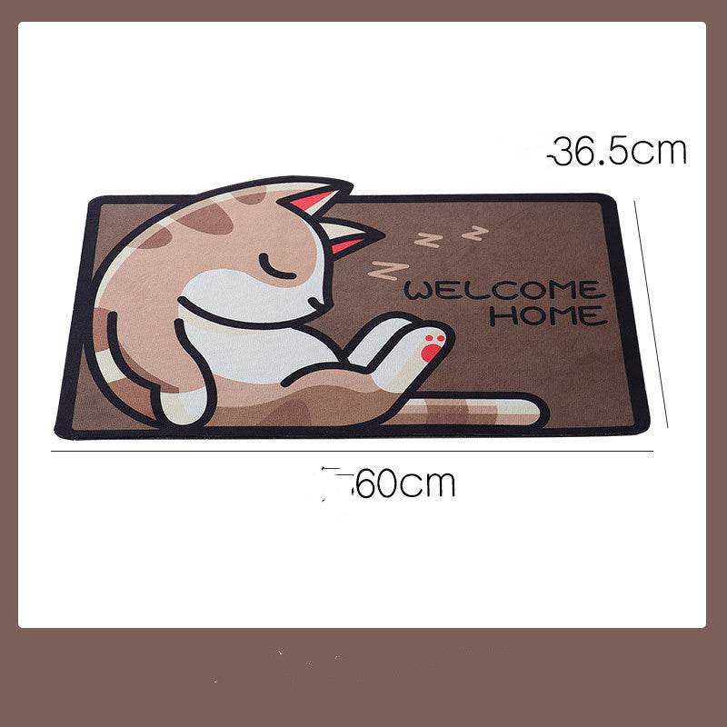 Cartoon Welcome Entrance Doormats Carpets Rugs For Home Bath - Mubimart