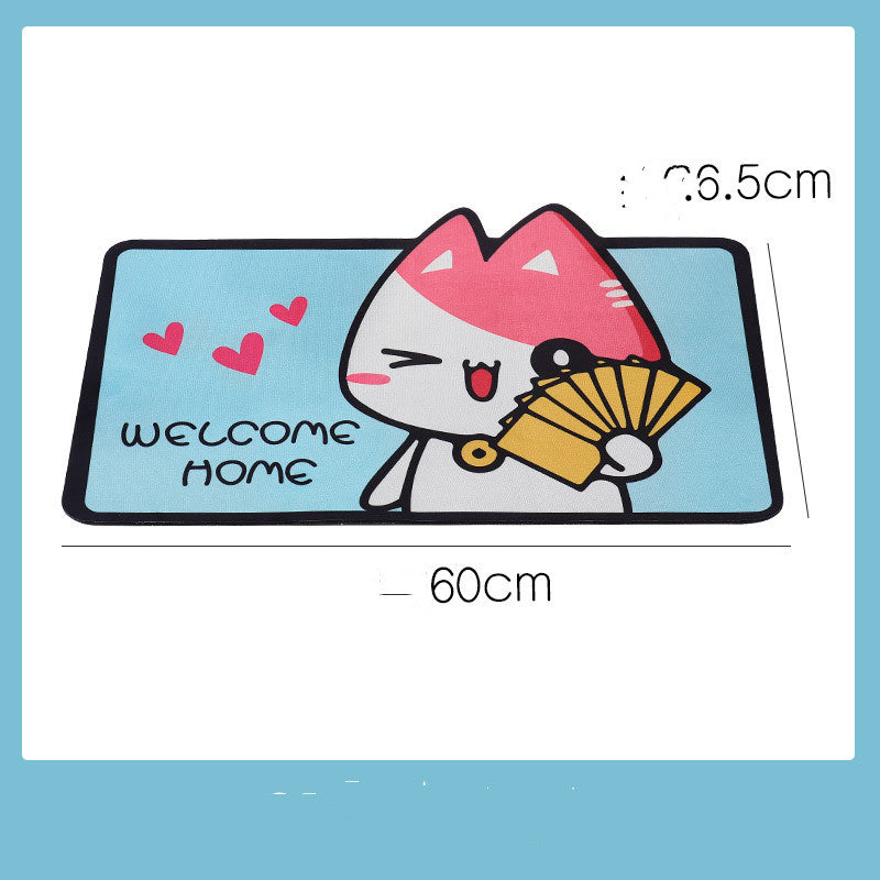 Cartoon Welcome Entrance Doormats Carpets Rugs For Home Bath - Mubimart -  