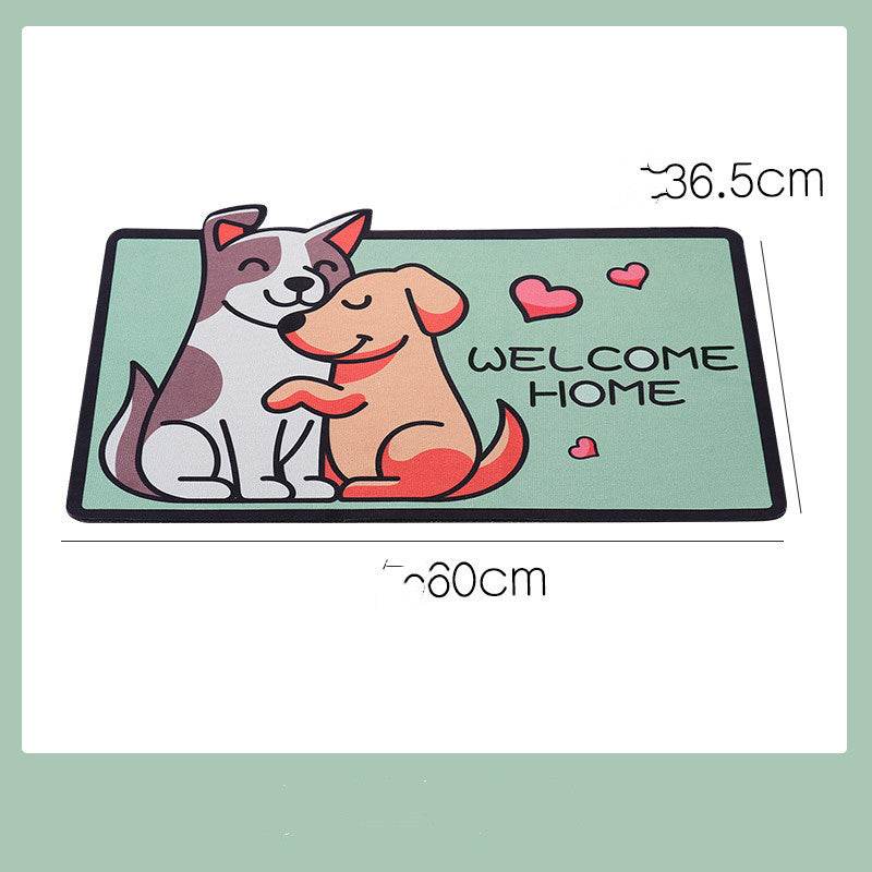 Cartoon Welcome Entrance Doormats Carpets Rugs For Home Bath - Mubimart