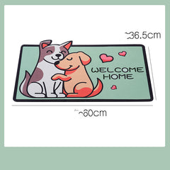 Cartoon Welcome Entrance Doormats Carpets Rugs For Home Bath - Mubimart -  