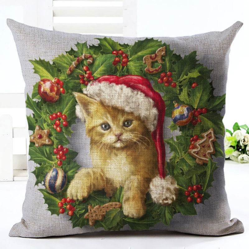 Cartoon christmas pillow pillow - Mubimart