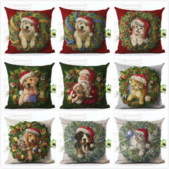 Cartoon christmas pillow pillow - Mubimart - Bed pillow 