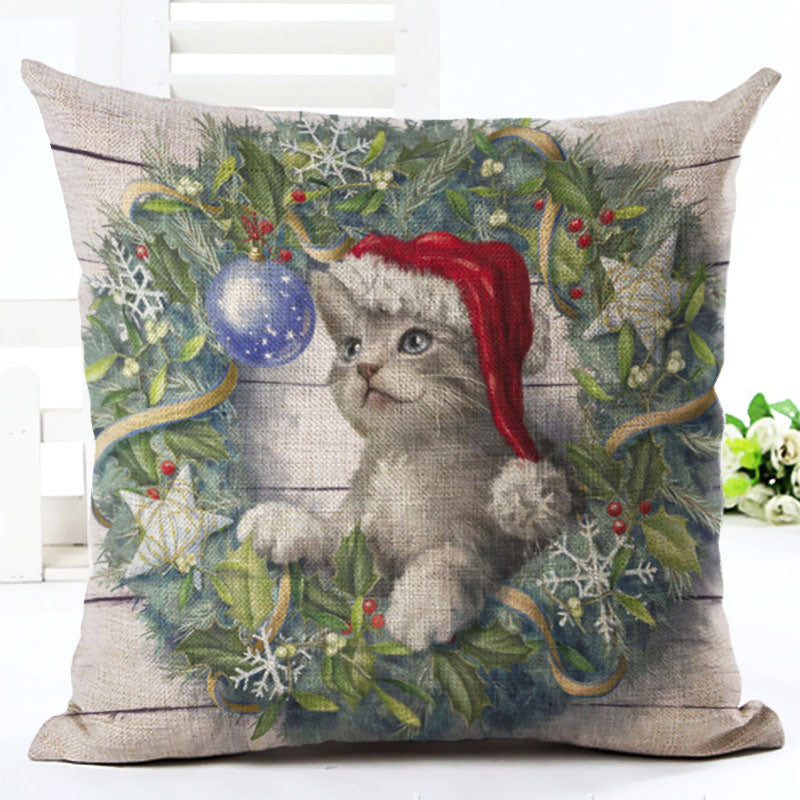 Cartoon christmas pillow pillow - Mubimart -  