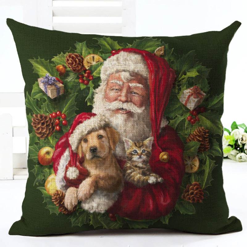 Cartoon christmas pillow pillow - Mubimart