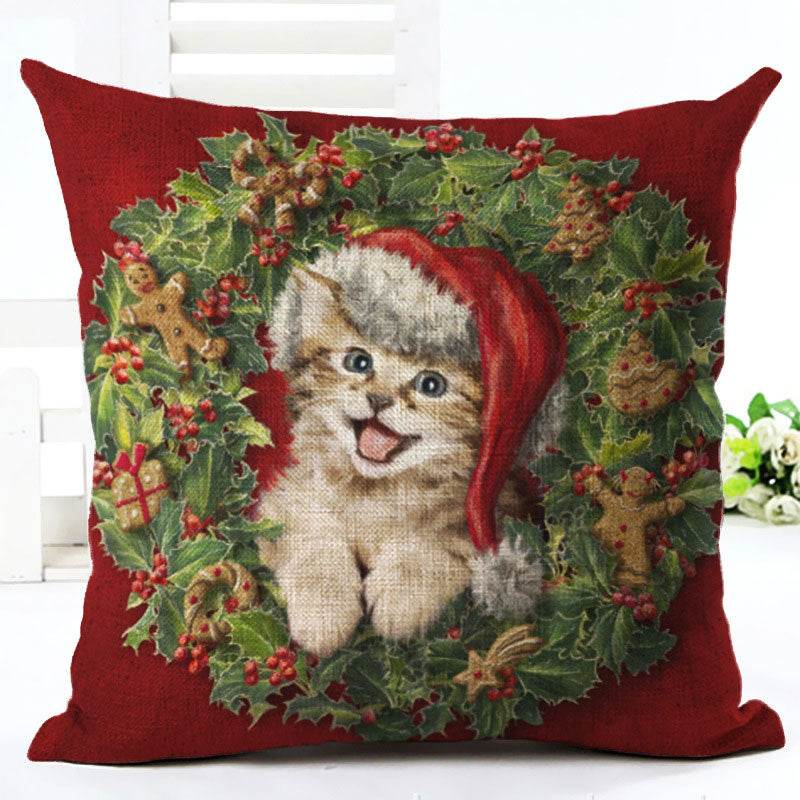Cartoon christmas pillow pillow - Mubimart