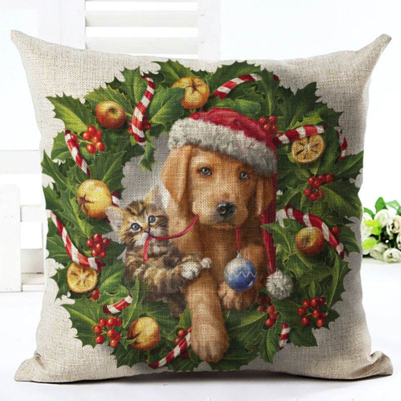 Cartoon christmas pillow pillow - Mubimart