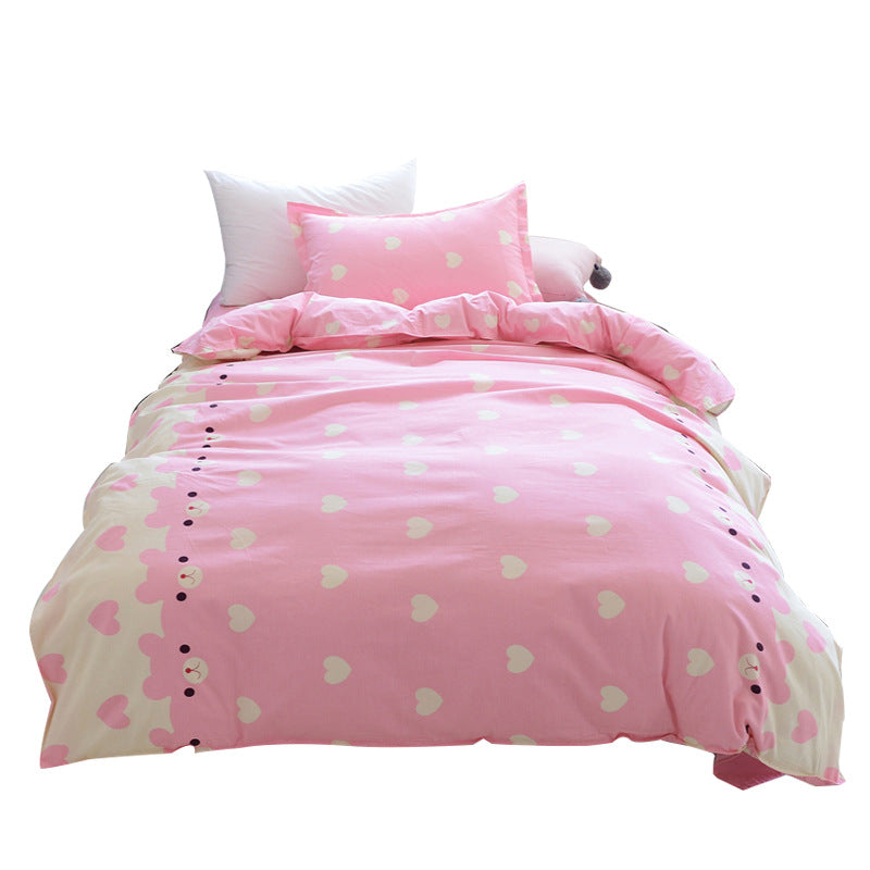 Cartoon four-piece set - Mubimart - Bedding Set 