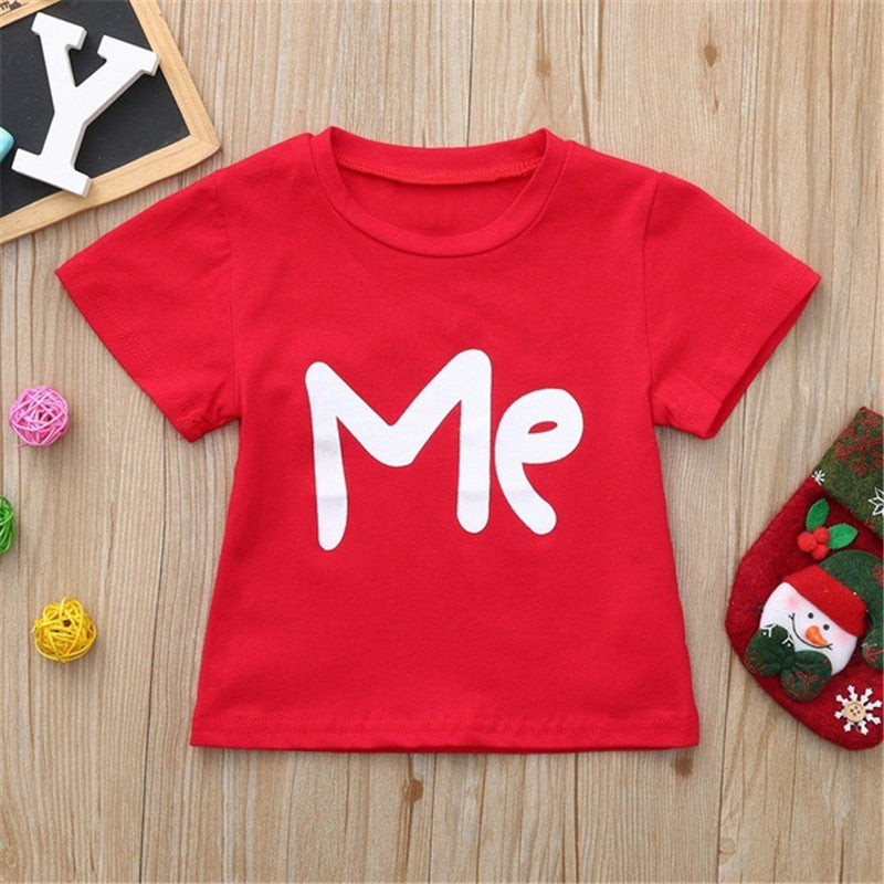 Cartoon parent-child outfit - Mubimart -  