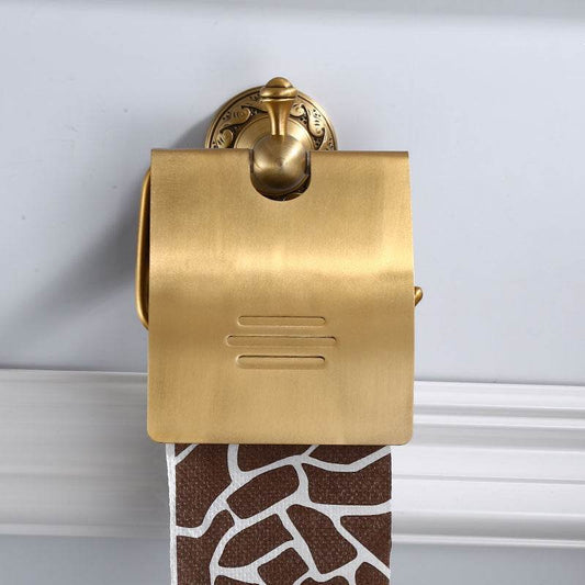 Carved paper towel holder - Mubimart