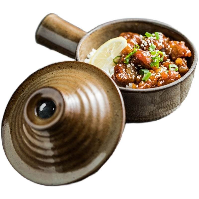 Casserole Ceramic Milk Pot Stoneware Household Clay Rice High Temperature - Mubimart