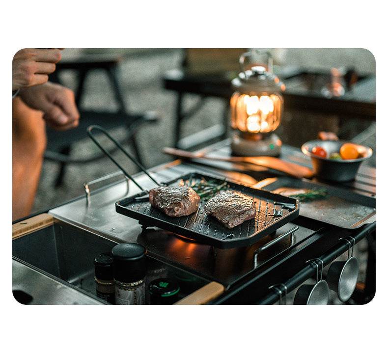 Cast Aluminum Poly Oil Non-stick Fry Pan - Mubimart