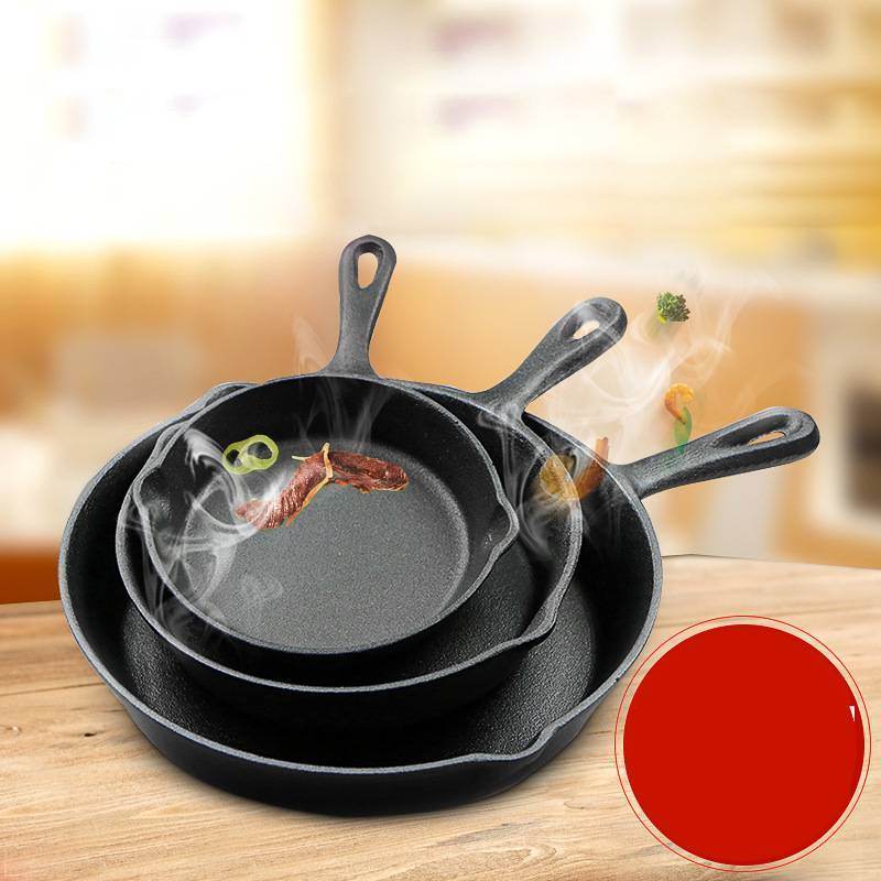 Cast Iron Frying Pan Steak Frying Pan - Mubimart