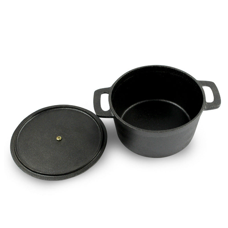 Cast Iron Uncoated Mini Milk Pot Baby Food Pot - Mubimart -  