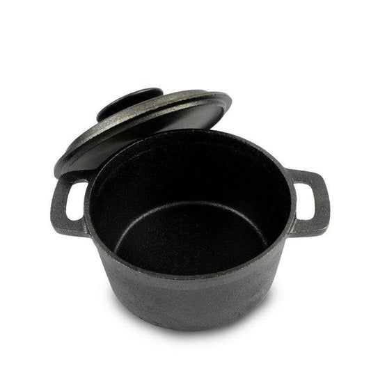 Cast Iron Uncoated Mini Milk Pot Baby Food Pot - Mubimart