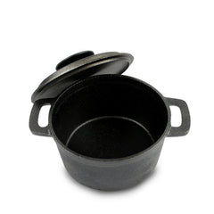 Cast Iron Uncoated Mini Milk Pot Baby Food Pot - Mubimart -  