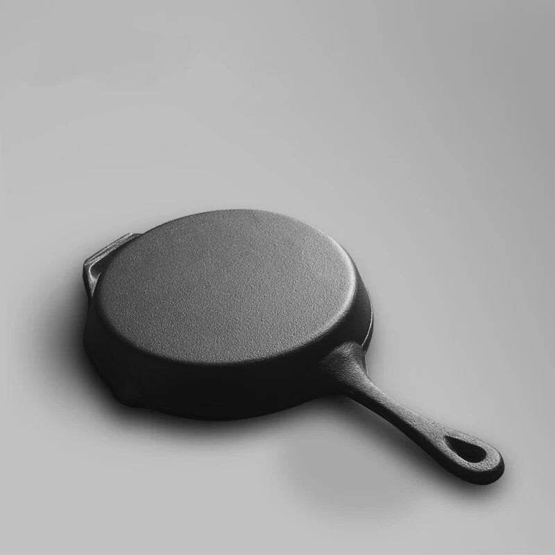 Cast Iron Uncoated Non-Stick Pan - Mubimart