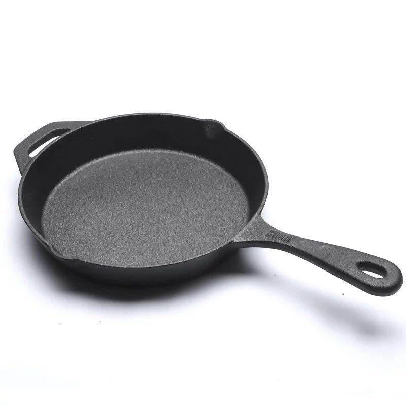 Cast Iron Uncoated Non-Stick Pan - Mubimart
