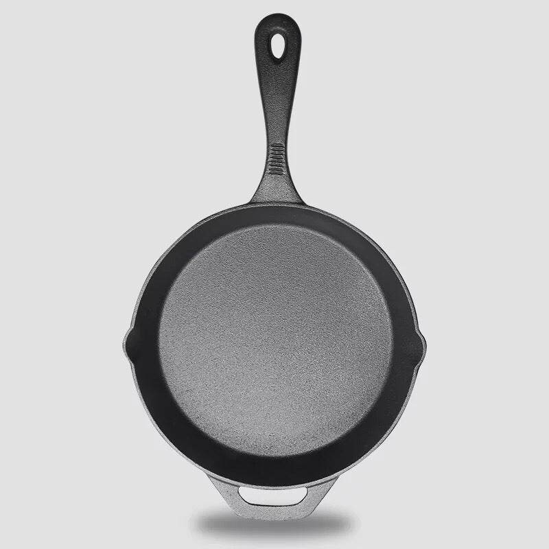 Cast Iron Uncoated Non-Stick Pan - Mubimart