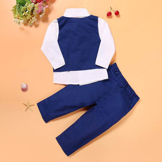 Casual Clothing Suits Boys' Clothes Vests Gentleman Suits - Mubimart