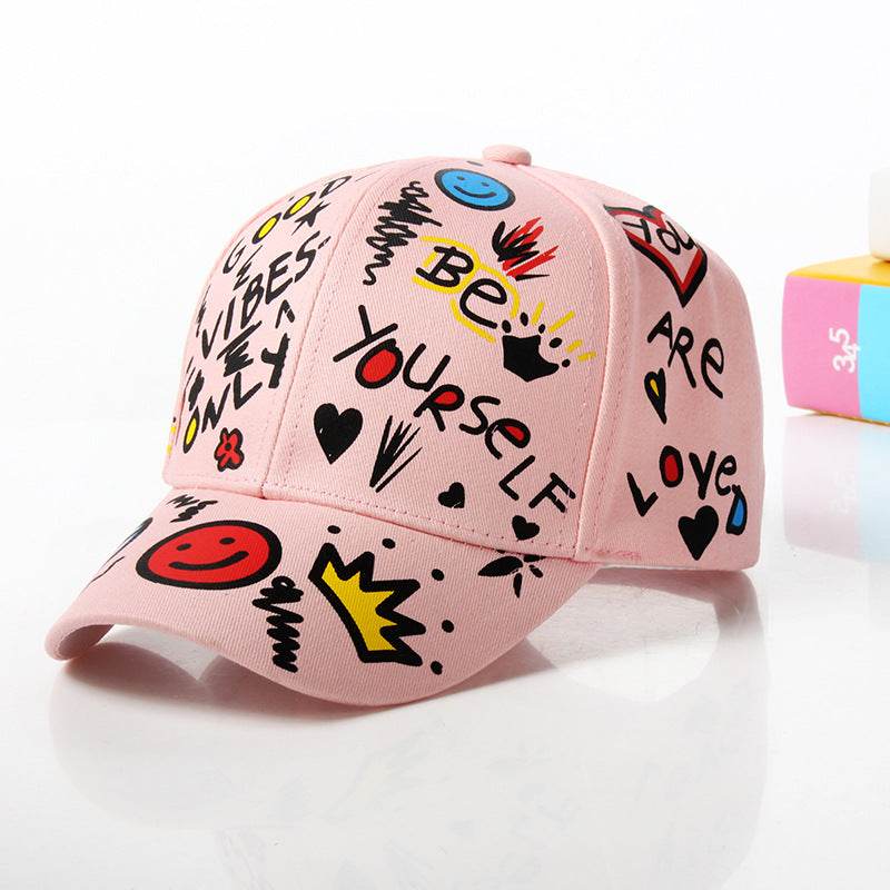 Casual Graffiti Baseball Hat - Mubimart