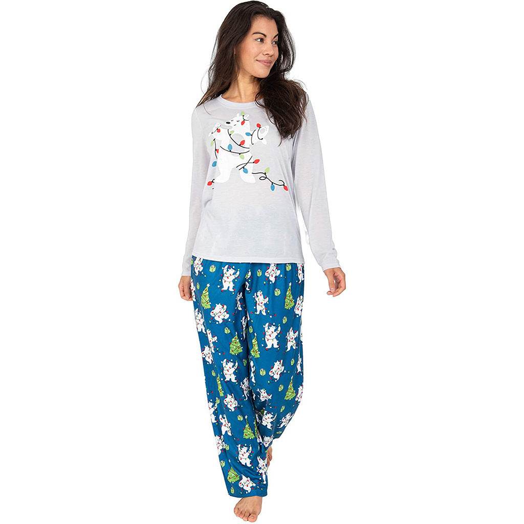 Casual Home Set Christmas Parent Child Outfit - Mubimart