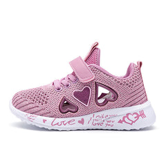 Casual Shoes Light Mesh Sneakers Kids Summer Children Fashion Tenis Cute Sport Cartoon Female Running Sock Footwear - Mubimart -  