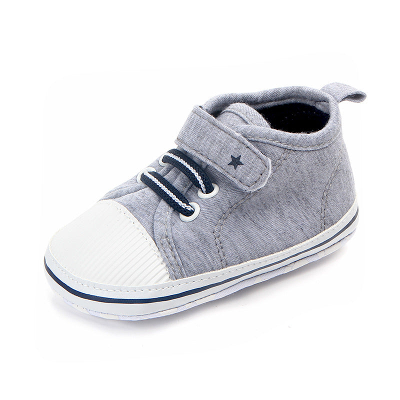 Casual elastic baby shoes soft sole walking shoes - Mubimart -  