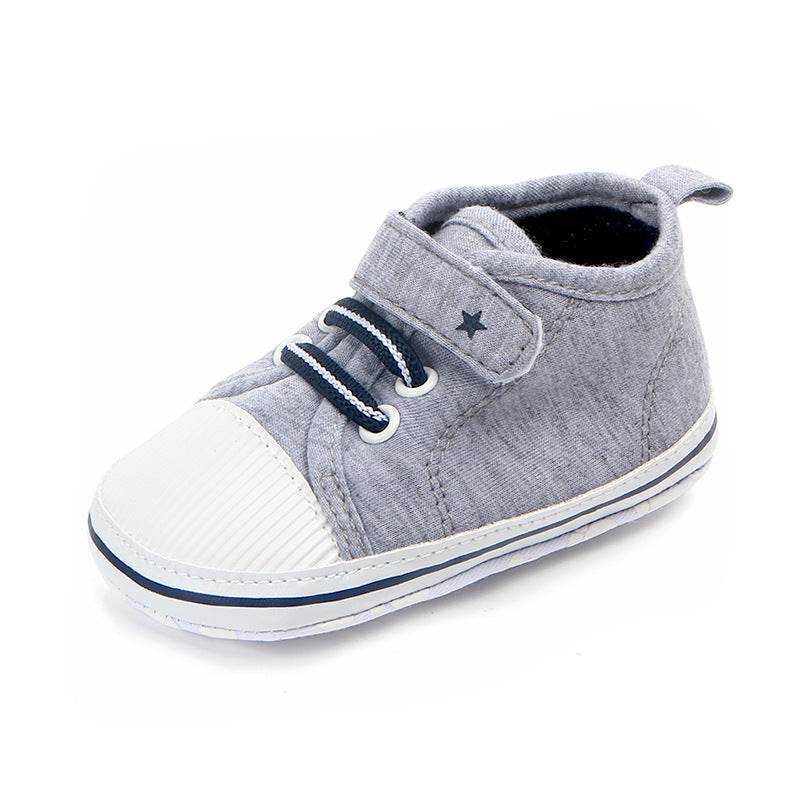 Casual elastic baby shoes soft sole walking shoes - Mubimart