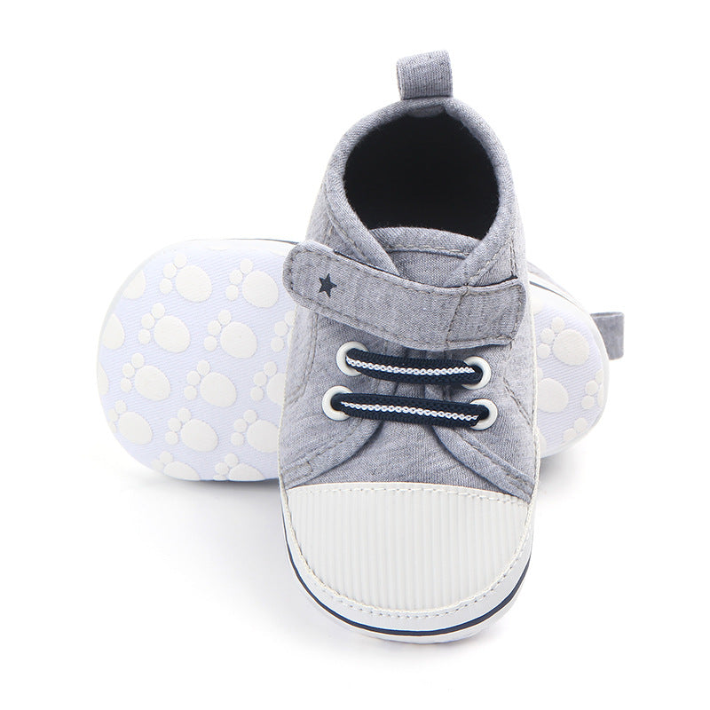 Casual elastic baby shoes soft sole walking shoes - Mubimart -  