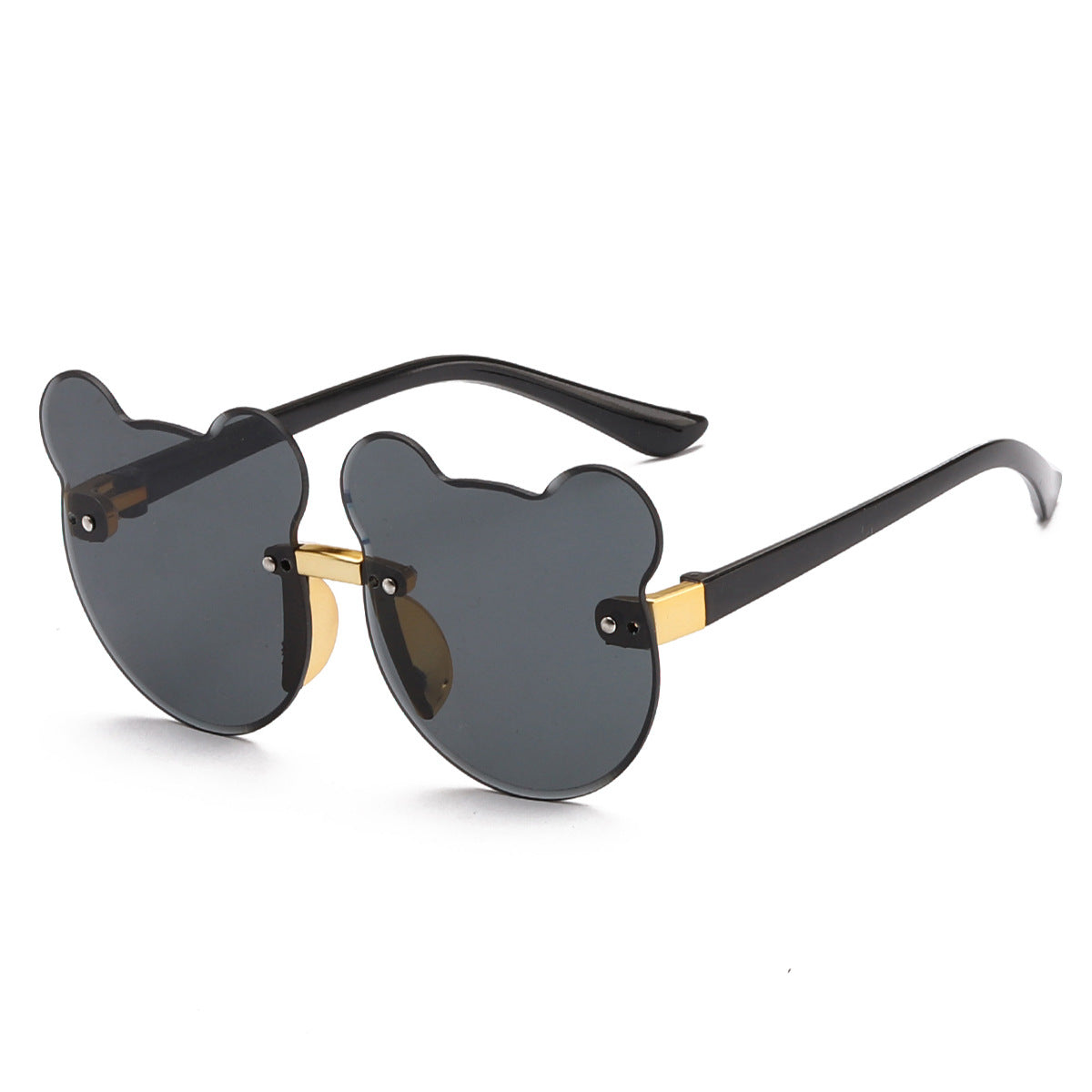 Cat Ear Kids Sunglasses Frameless Shape - Mubimart -  