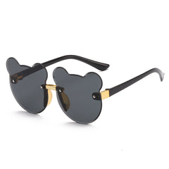 Cat Ear Kids Sunglasses Frameless Shape - Mubimart -  