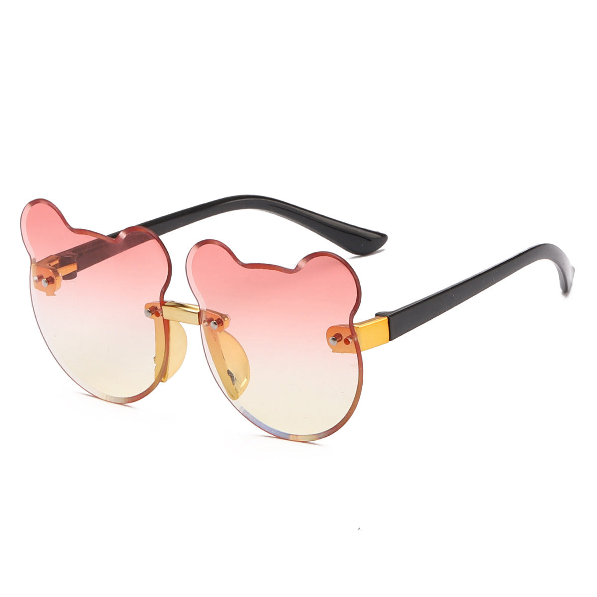 Cat Ear Kids Sunglasses Frameless Shape - Mubimart -  