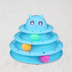 Cat Turntable Spot Wholesale Cat Interactive Toys Four Layers - Mubimart -  