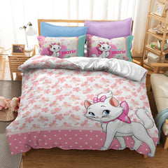 Cat print bed sheet - Mubimart -  