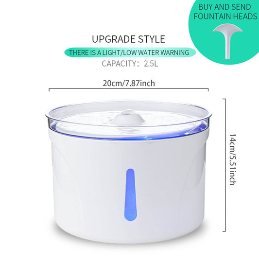 Cats And Dogs Drinking Water Basin Automatic Circulating Water Pet Feeder - Mubimart