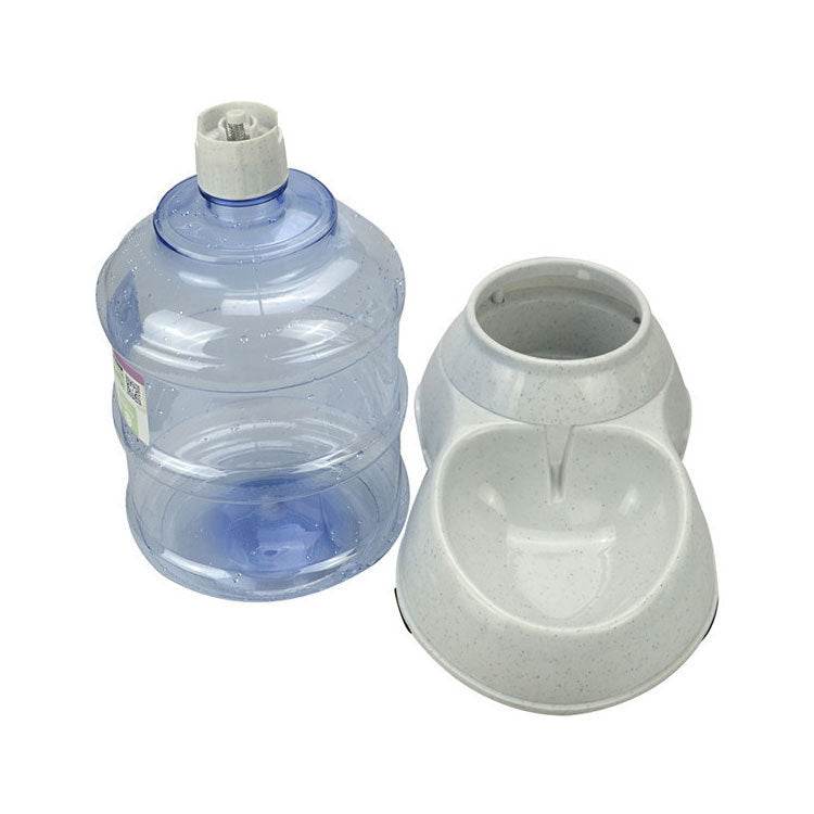 Cats Dogs Automatic Pet Feeder Drinking Water Fountains Large Capacity Plastic Pets Dog Food Bowl Water Dispenser - Mubimart