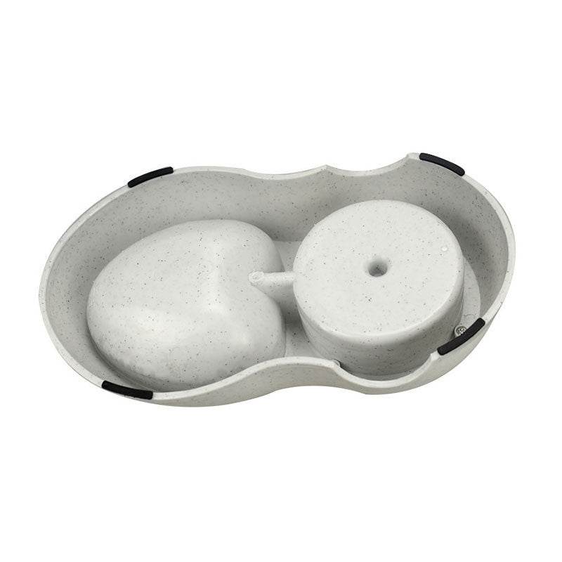 Cats Dogs Automatic Pet Feeder Drinking Water Fountains Large Capacity Plastic Pets Dog Food Bowl Water Dispenser - Mubimart