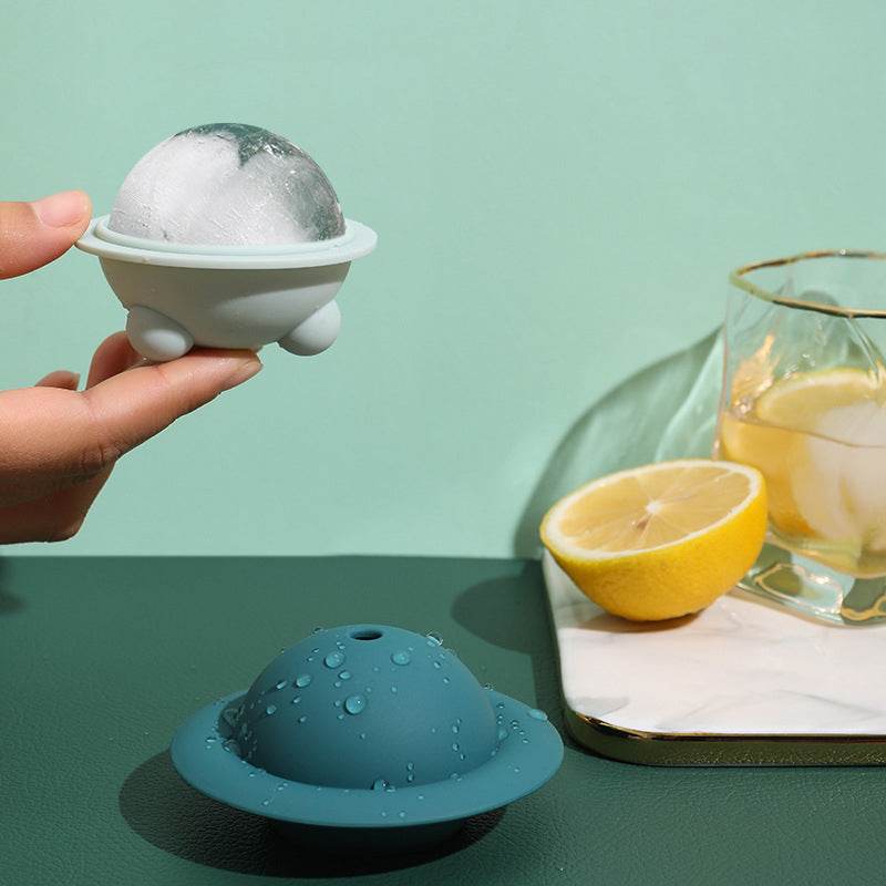 Cavity Ice Cube Maker Form For Ice Silicone Ice Mold Single Round Ice Cube Tray Summer Party Cocktail Whiskey Bar Kitchen Tool - Mubimart