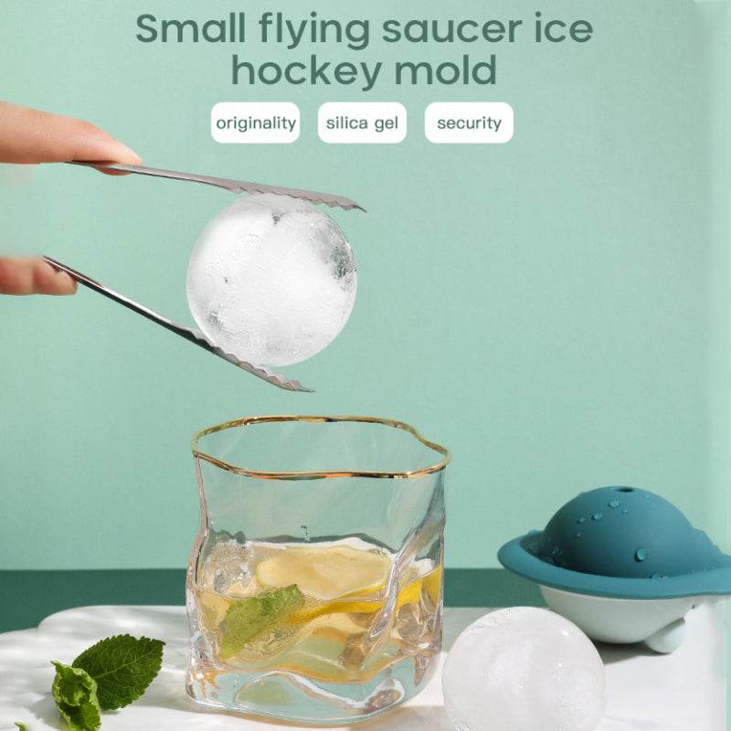Cavity Ice Cube Maker Form For Ice Silicone Ice Mold Single Round Ice Cube Tray Summer Party Cocktail Whiskey Bar Kitchen Tool - Mubimart